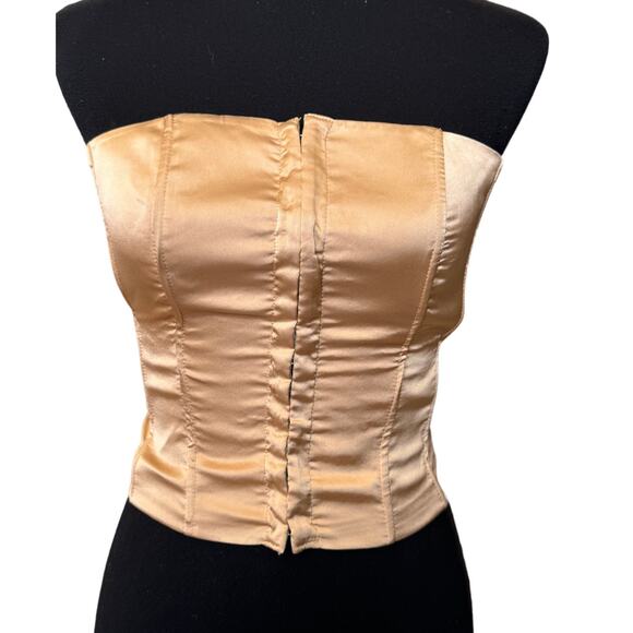 New ~ EDIKTED ~ Side Lace Up Corset Top Small - Picture 1 of 6